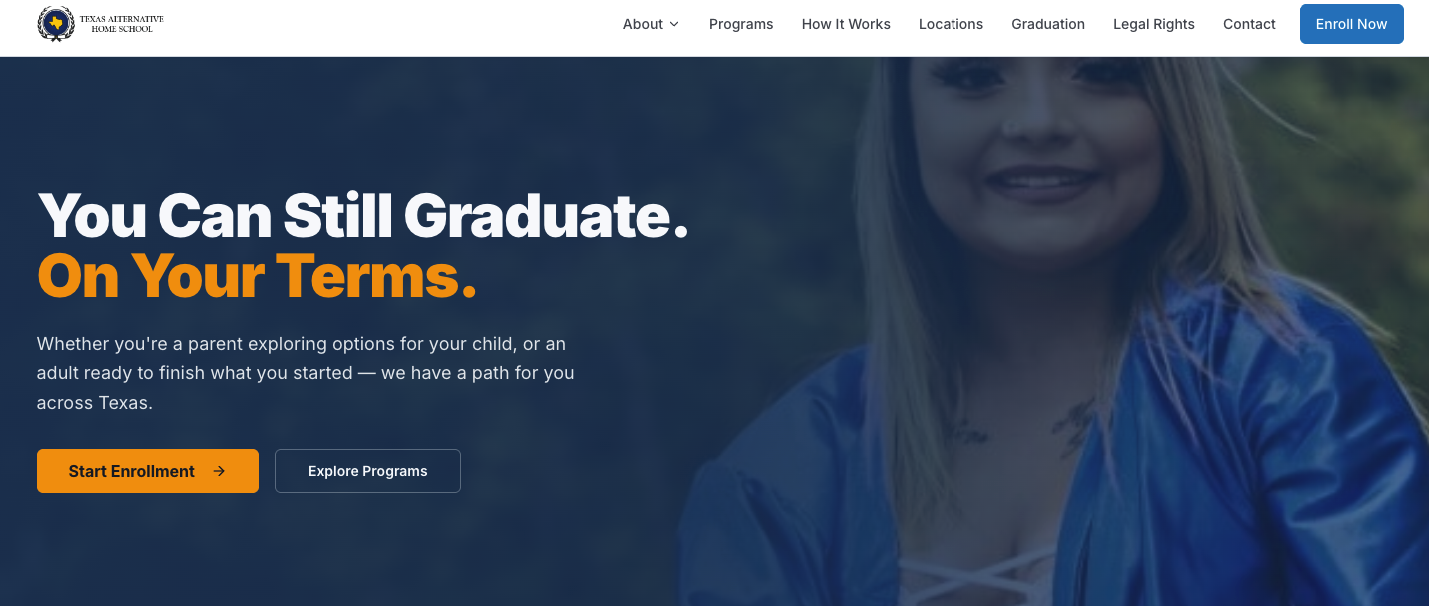 Texas Alternative Home School screenshot